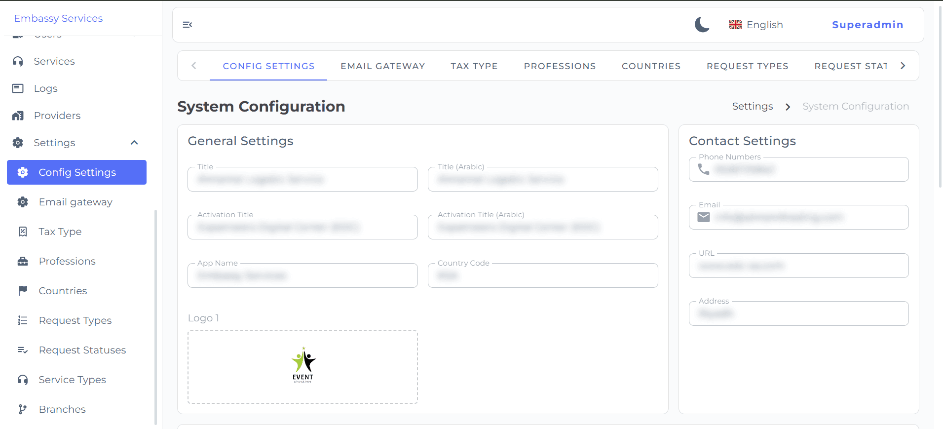 Embasy Services Office ERP screenshot 6