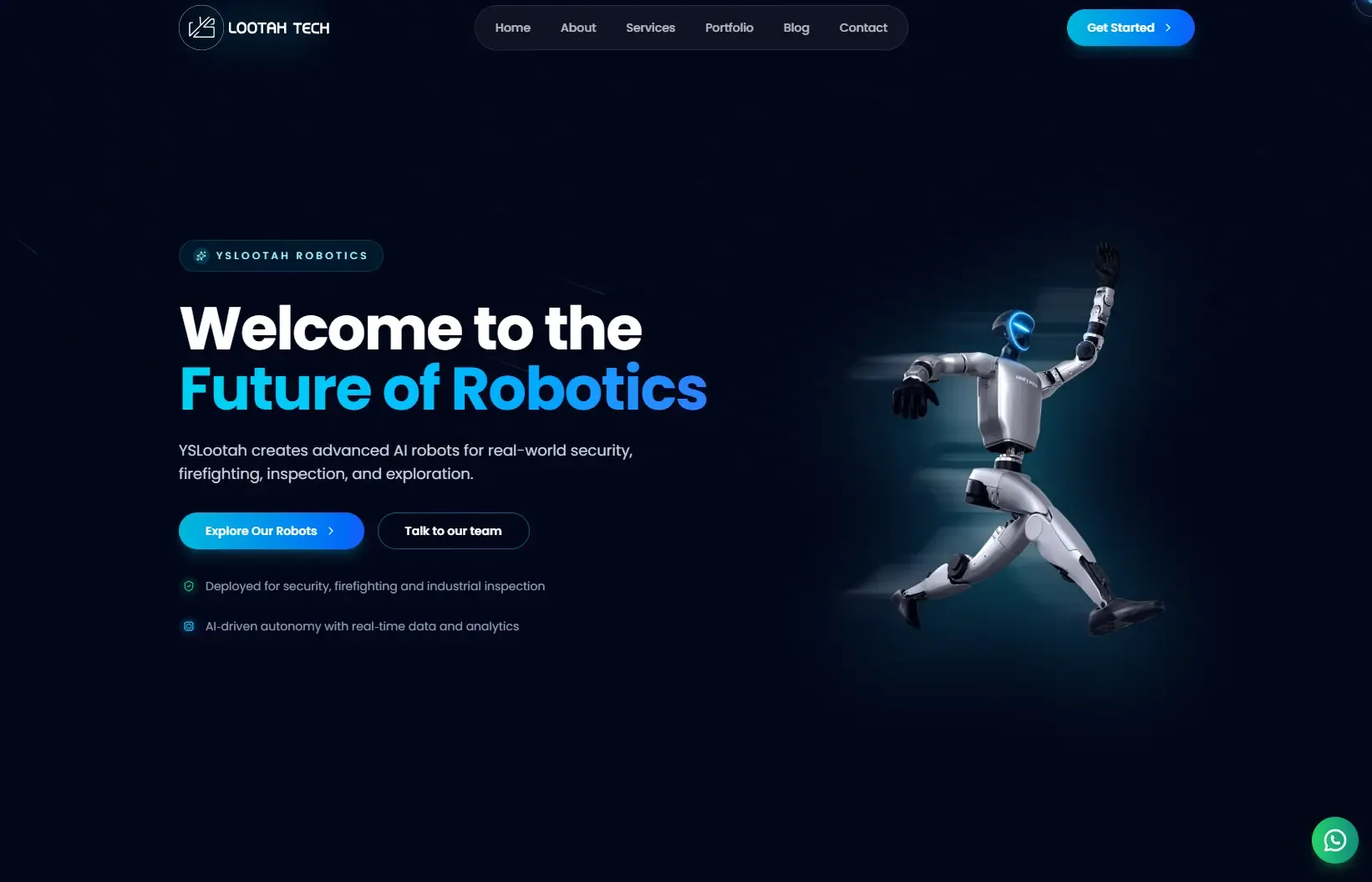 YSLootahTech Portfolio screenshot 1