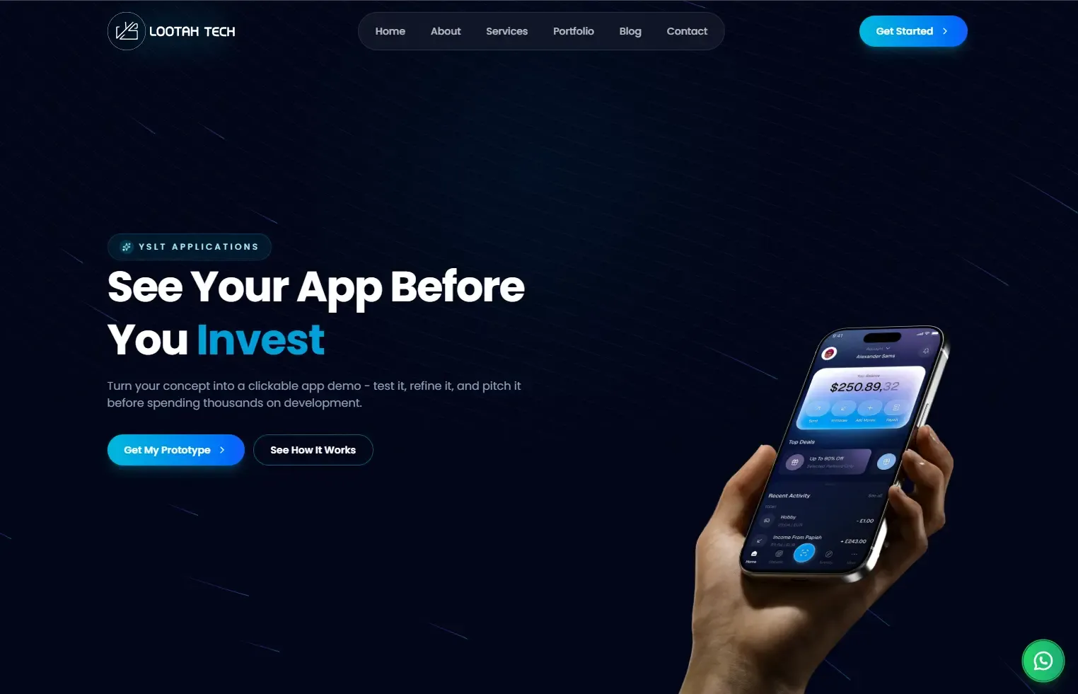 YSLootahTech Portfolio screenshot 2