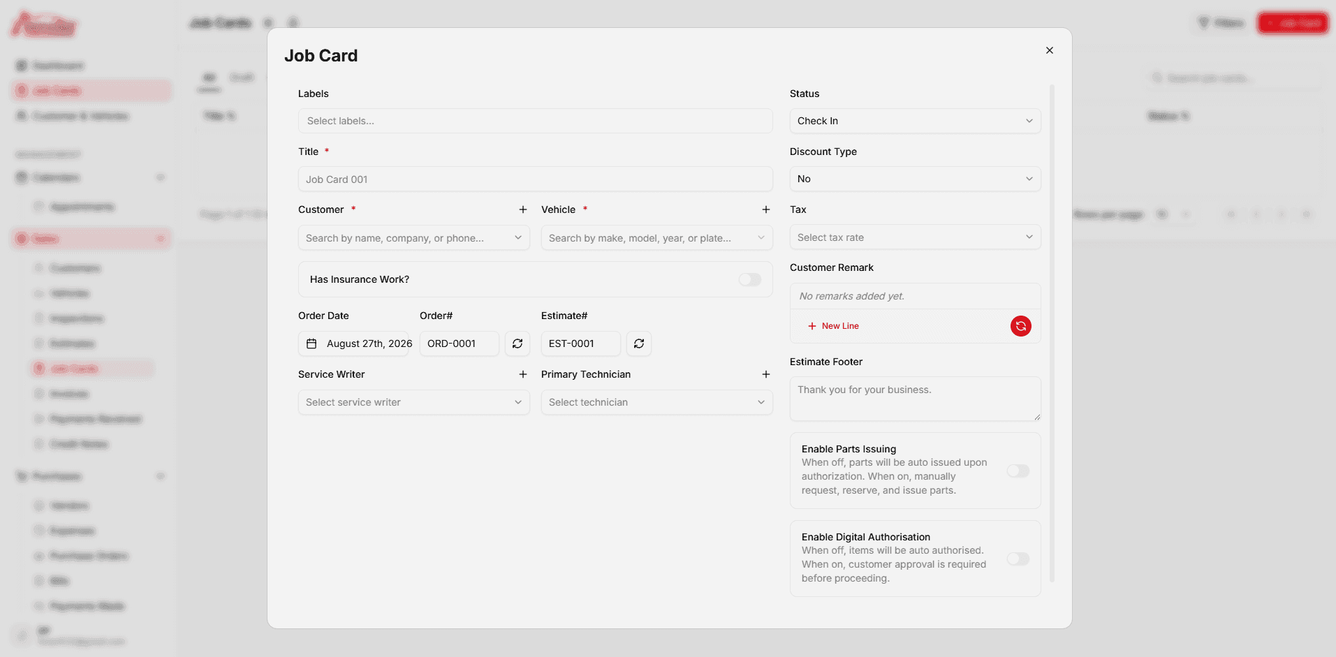 Reparee ERP screenshot 3